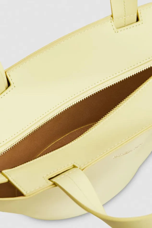 Patrizia Pepe Small Minimal City Yellow Light Sunny Lime Bags Shoppers