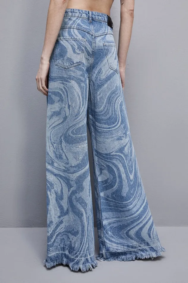 Patrizia Pepe Soft Jeans With Rhinestones Light Blue Tidal Wash Apparel Jeans