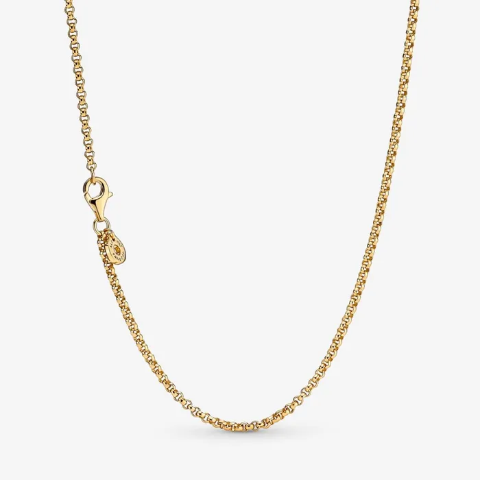 Pendant Necklaces Women Pandora 14K Gold Plated Gemini Zodiac Necklace