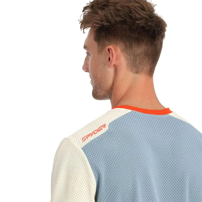 Performance Mens Spyder Olson Long Sleeve Jersey 8211 Blue Fog
