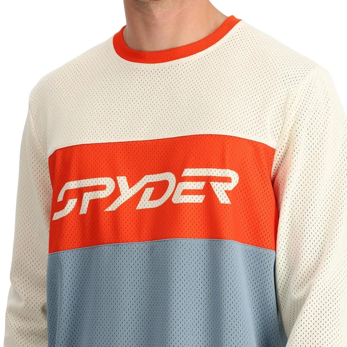 Performance Mens Spyder Olson Long Sleeve Jersey 8211 Blue Fog