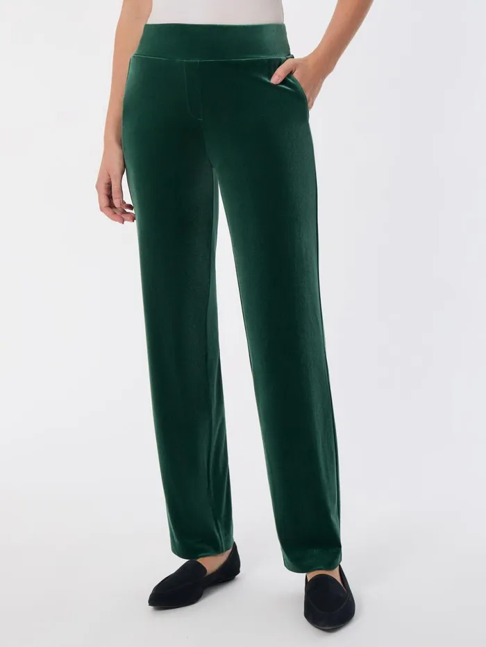 Petite PullOn Velour Straight Leg Pants Women Jones New York Petite Pants and Skirts Petite PullOn Velour Straight Leg Pants Women Jones New York Petite Pants and Skirts