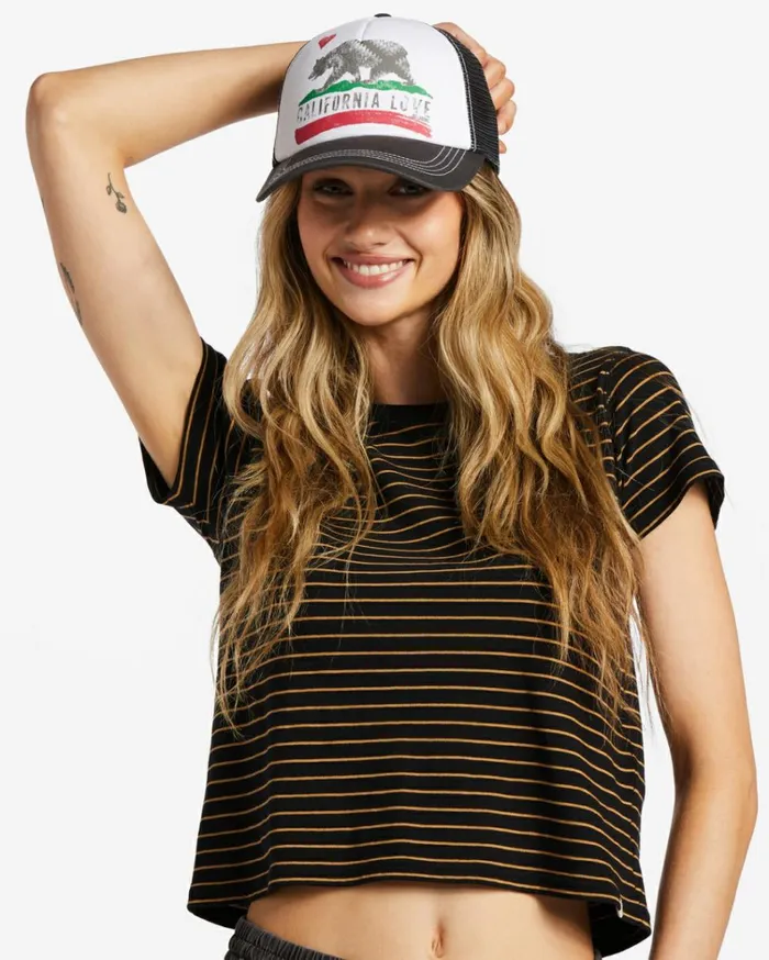 Pitstop Trucker Hat Char 1 Women Billabong Hats and Beanies