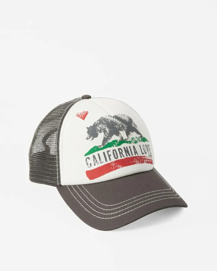 Pitstop Trucker Hat Char 1 Women Billabong Hats and Beanies
