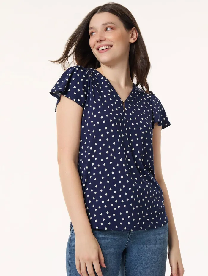 Plus Size Bell Sleeve Keyhole Top Moss Crepe Women Jones New York Plus Sale