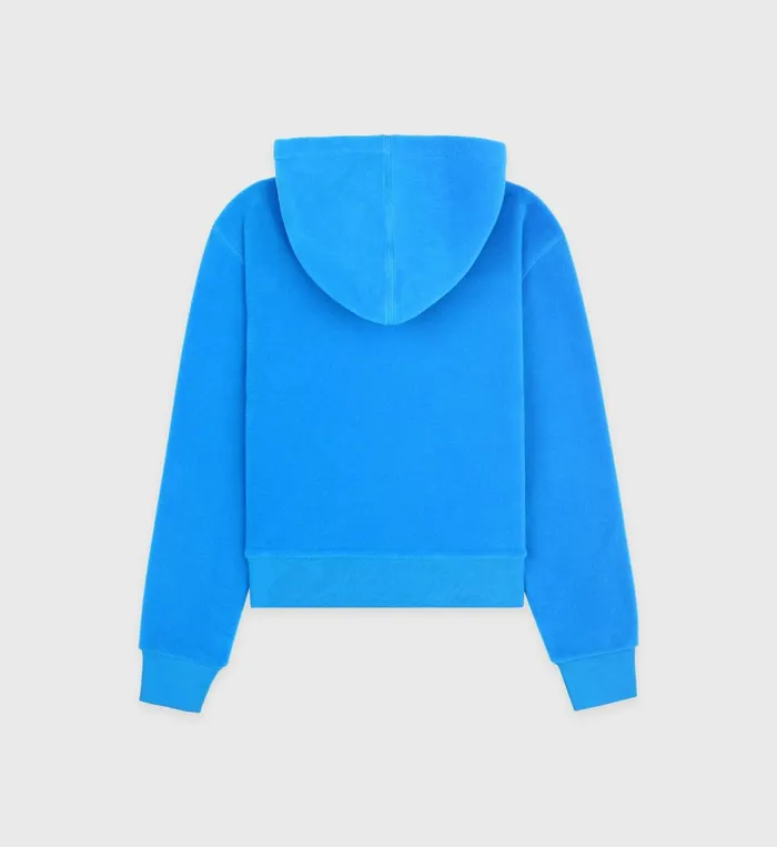 Polar Fleece And Sherpa Women Sporty and Rich Hooded Polar Sweatshirt 8211 Ocean
