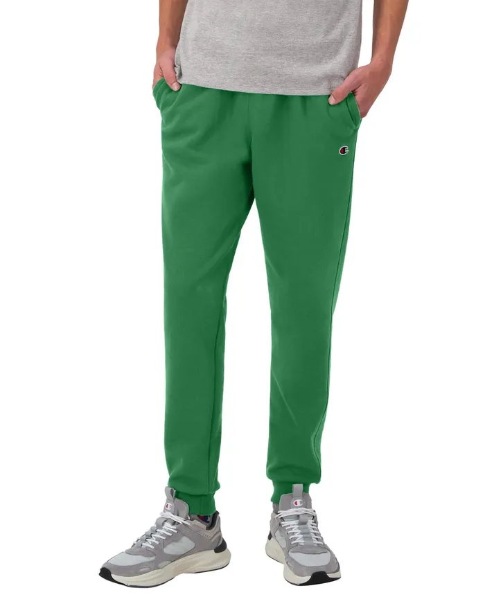 Powerblend Joggers C Logo 31034 Road Sign Green Men Champion Pants and Joggers