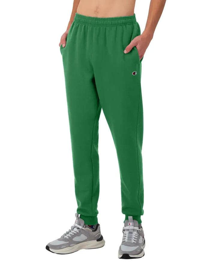 Powerblend Joggers C Logo 31034 Road Sign Green Men Champion Pants and Joggers