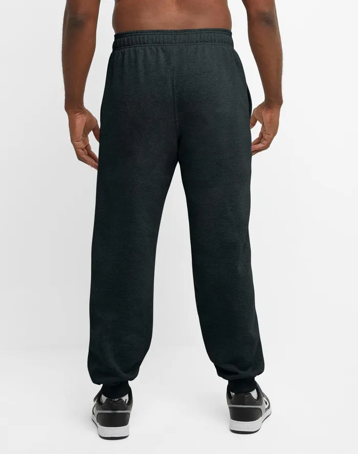 Powerblend Joggers C Logo Big and Tall Black Men Champion Pants and Joggers