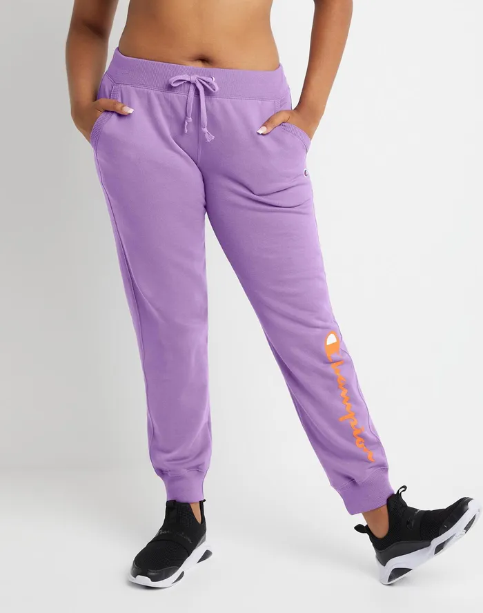 Powerblend Joggers Classic Script Logo 29034 Creative Mauve Women Champion Pants