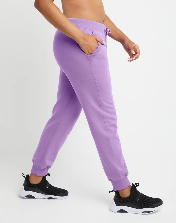Powerblend Joggers Classic Script Logo 29034 Creative Mauve Women Champion Pants