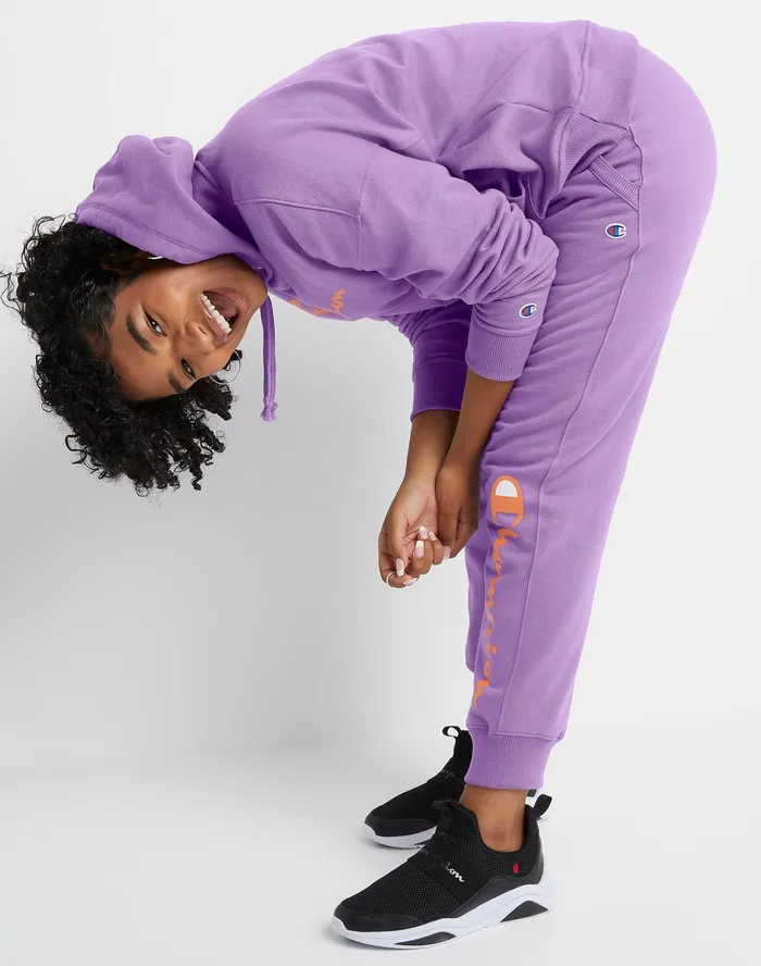 Powerblend Joggers Classic Script Logo 29034 Creative Mauve Women Champion Pants