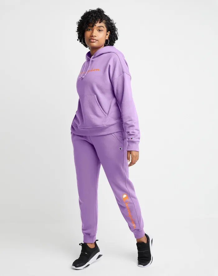 Powerblend Joggers Classic Script Logo 29034 Creative Mauve Women Champion Pants