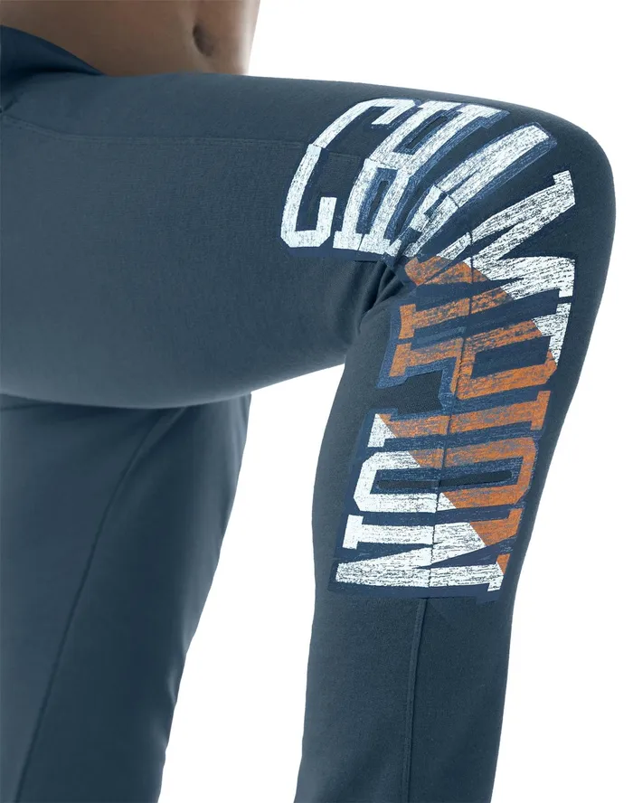 Powerblend Joggers Seal and Colorblock Graphic 31034 Elevation Blue Men Champion Pants and Joggers