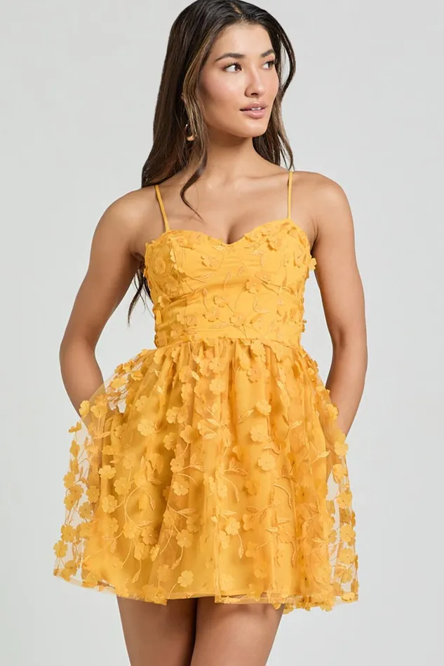 Prague Mini Dress 8211 Strappy Embroidered Tulle Bustier Dress In Marigold Women Showpo Dresses Prague Mini Dress 8211 Strappy Embroidered Tulle Bustier Dress In Marigold Women Showpo Dresses