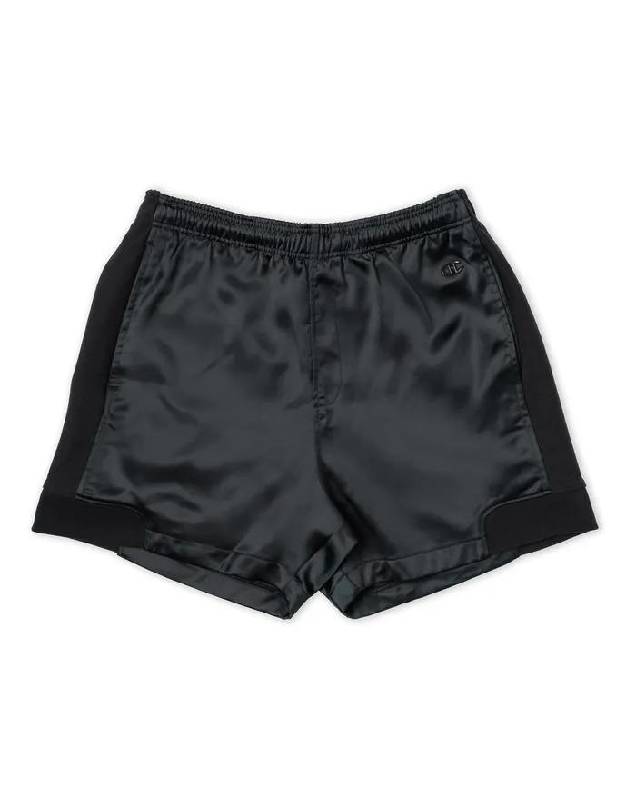 Premium Satin Archive Shorts 5034 Black Men Champion Shorts