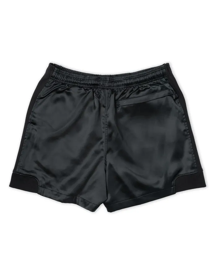 Premium Satin Archive Shorts 5034 Black Men Champion Shorts