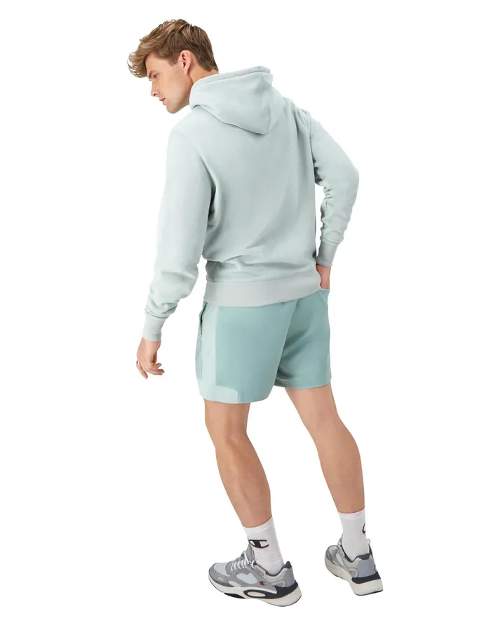 Premium Satin Archive Shorts 5034 Fleeting Green Men Champion Shorts