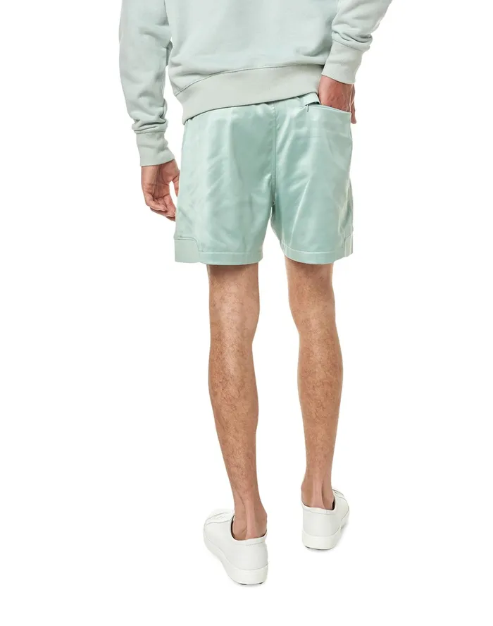 Premium Satin Archive Shorts 5034 Fleeting Green Men Champion Shorts