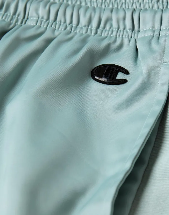 Premium Satin Archive Shorts 5034 Fleeting Green Men Champion Shorts