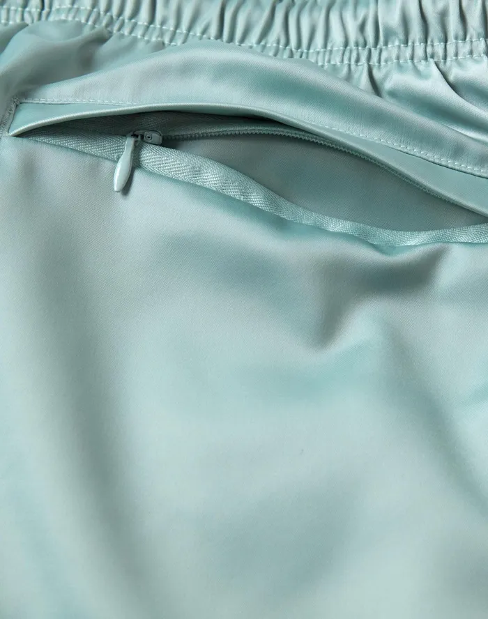 Premium Satin Archive Shorts 5034 Fleeting Green Men Champion Shorts
