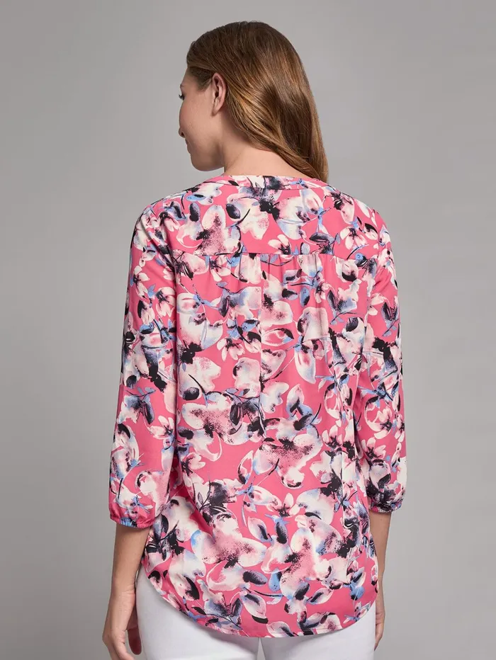 Print VNeck Pleated Kelly Blouse Women Jones New York Tops and Blouses Print VNeck Pleated Kelly Blouse Women Jones New York Tops and Blouses