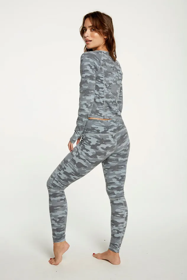 Quadrablend Seamed Legging Womens Loungewear Chaser Brand