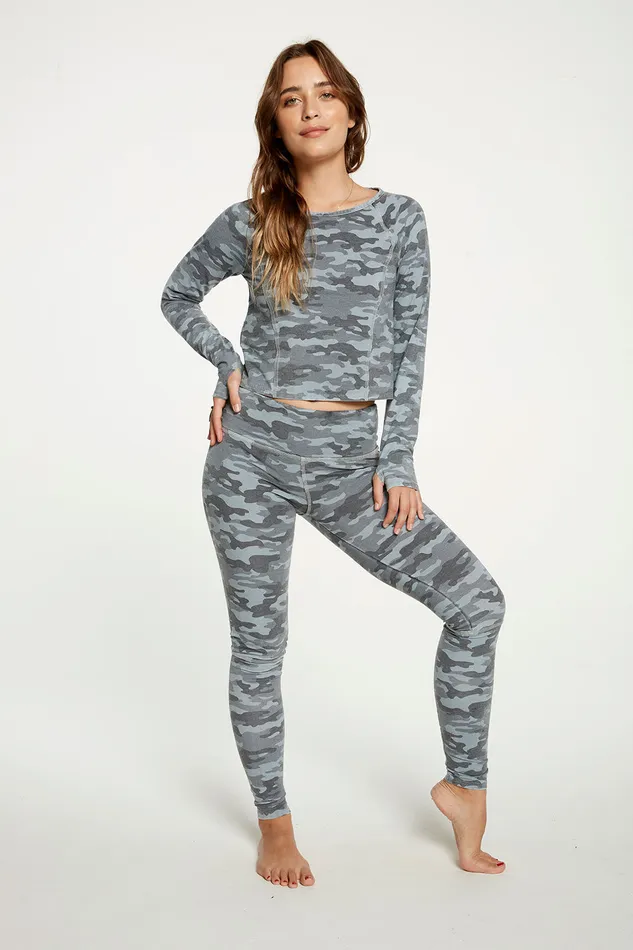 Quadrablend Seamed Legging Womens Loungewear Chaser Brand