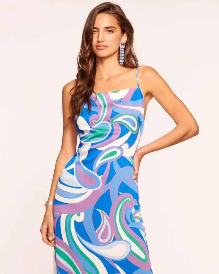 Ramy Brook Dresses Women Pearl Maxi Slip Dress Marrakech Paisley