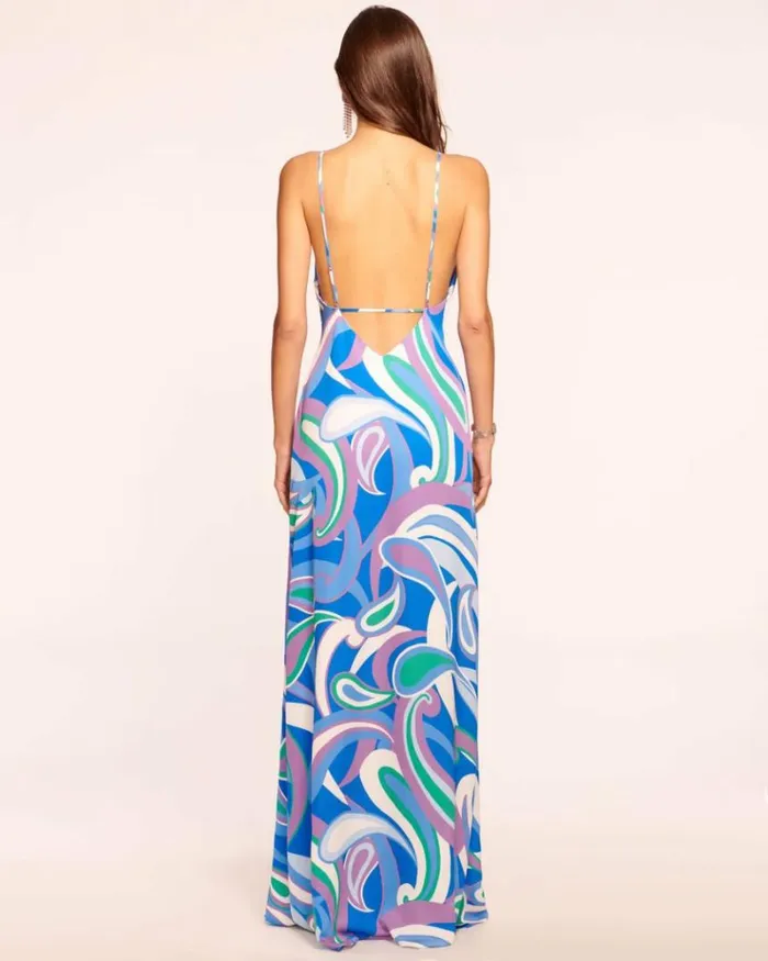 Ramy Brook Dresses Women Pearl Maxi Slip Dress Marrakech Paisley