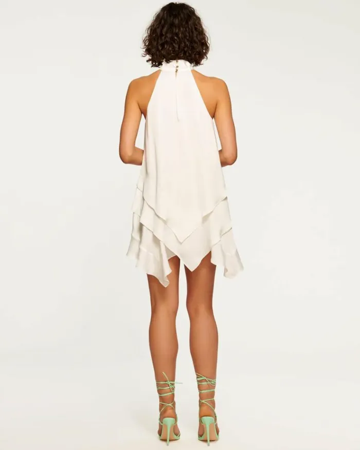 Ramy Brook Dresses Women Shaina Tiered Mini Dress Ivory
