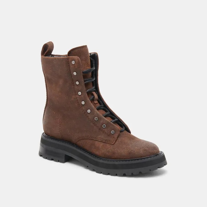 Ranier Boots Cocoa Suede Women Dolce Vita Boots and Booties