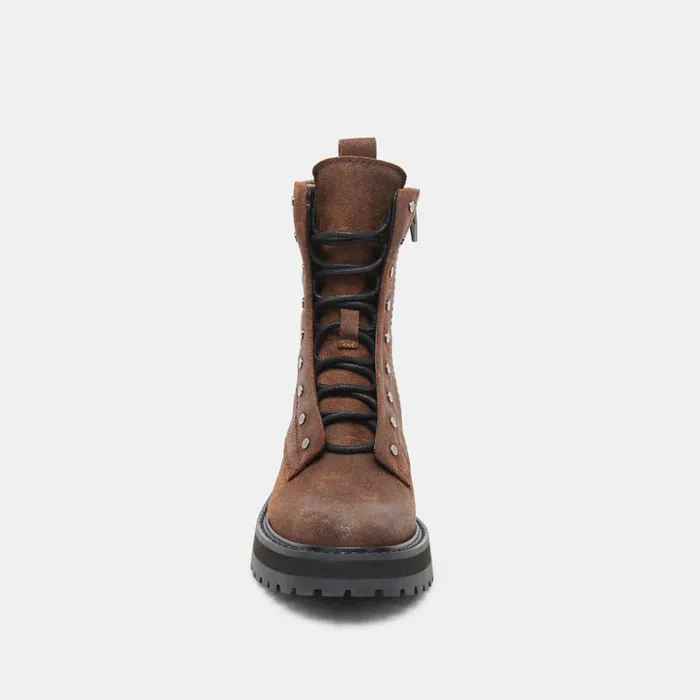 Ranier Boots Cocoa Suede Women Dolce Vita Boots and Booties
