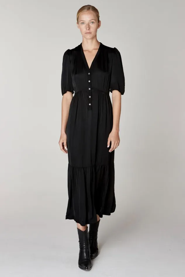 Raquel Allegra Black Perfect Dress Women Dresses