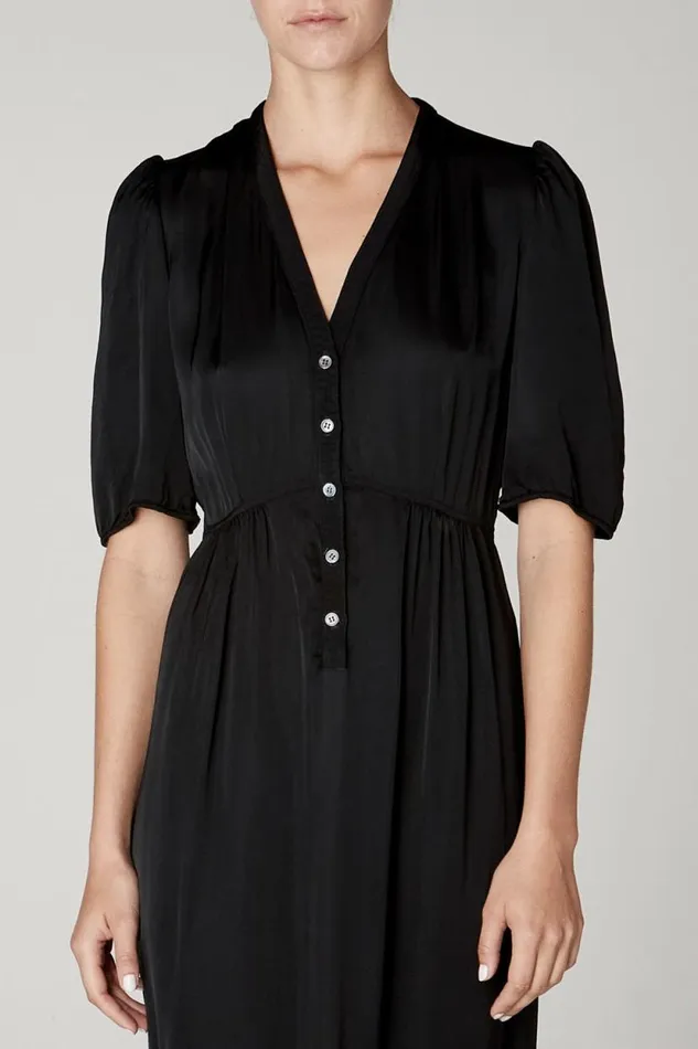 Raquel Allegra Black Perfect Dress Women Dresses