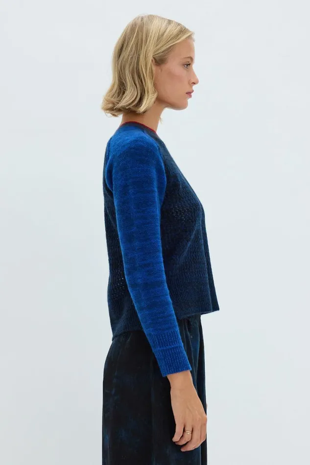 Raquel Allegra Indigo Cashmere Lilith Sweater Women Bottoms