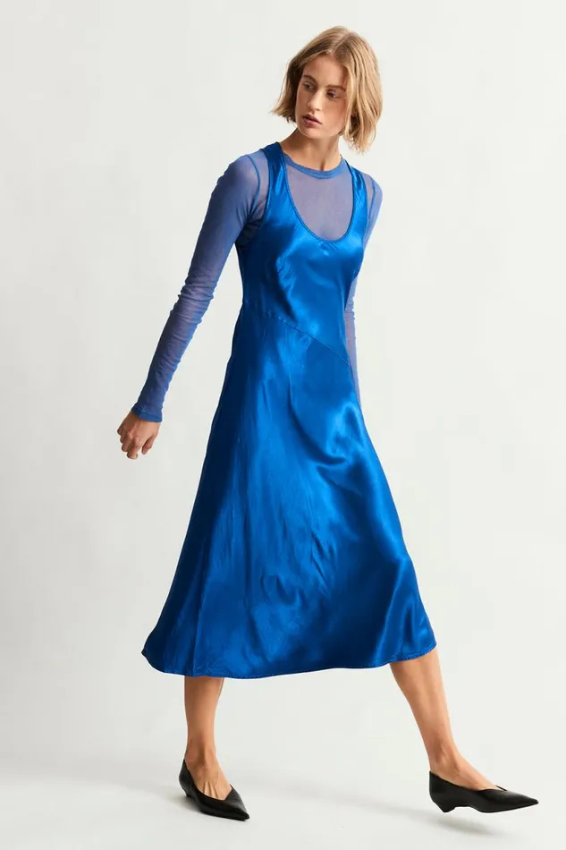 Raquel Allegra Lapis Valentina Midi Dress Women Sweaters and Knits