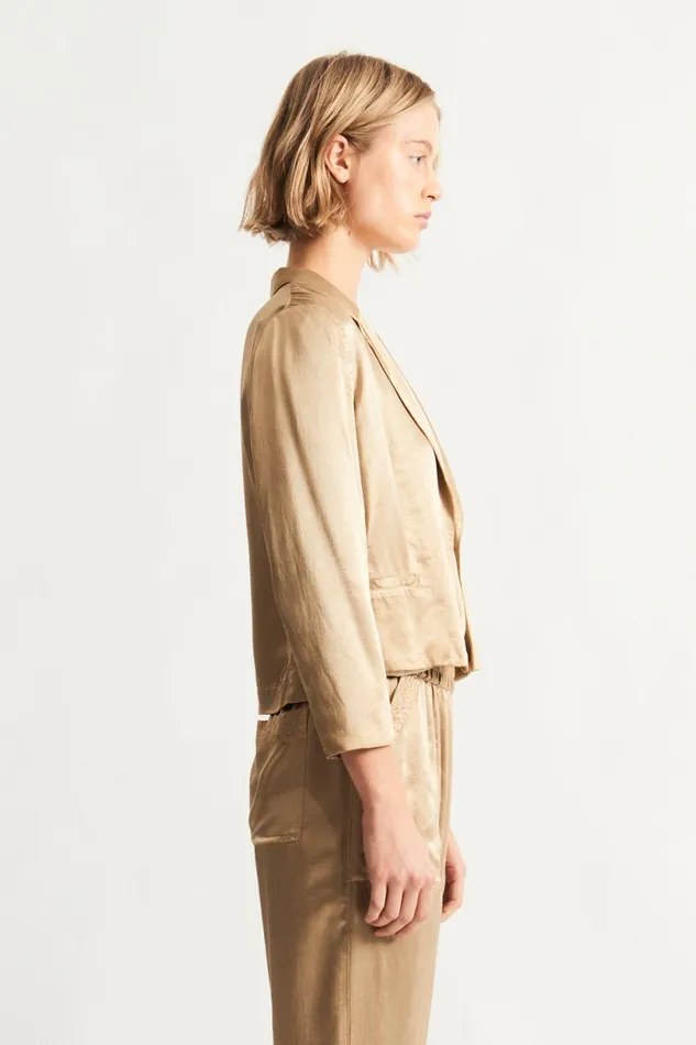 Raquel Allegra Sand Avalon Jacket Women Bottoms