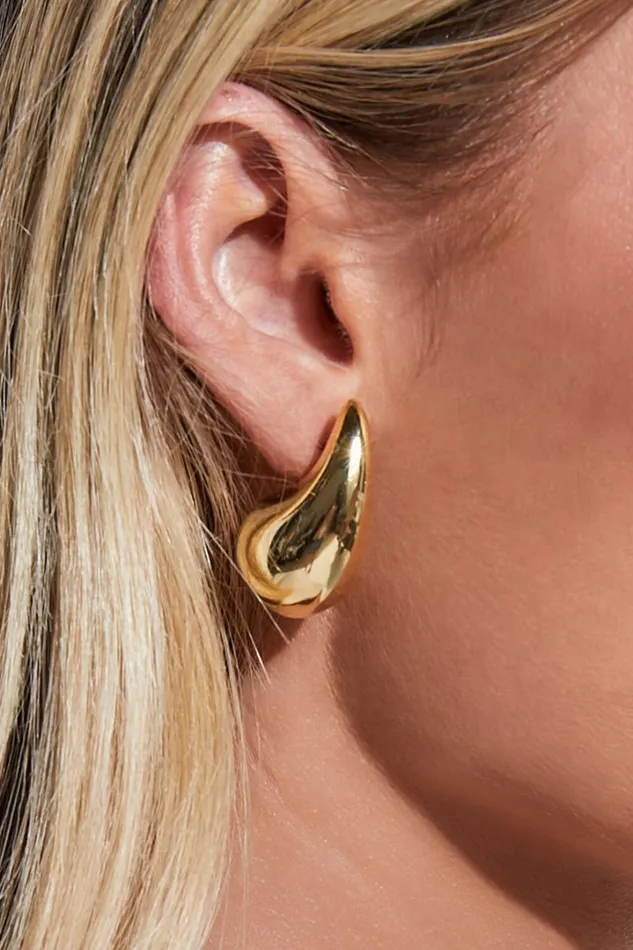 Renner Earrings 8211 Teardrop Statement Earrings In Gold Women Showpo Earrings