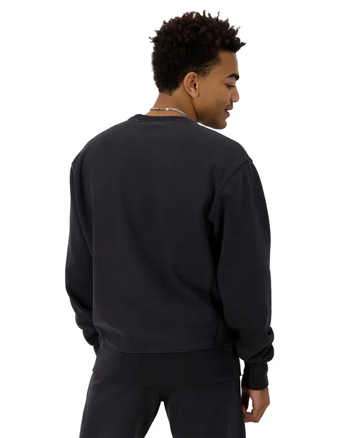Reverse Weave Crewneck Pullover University Logo Time Capsule Black MenWomen Champion Hoodies and Sweatshirts