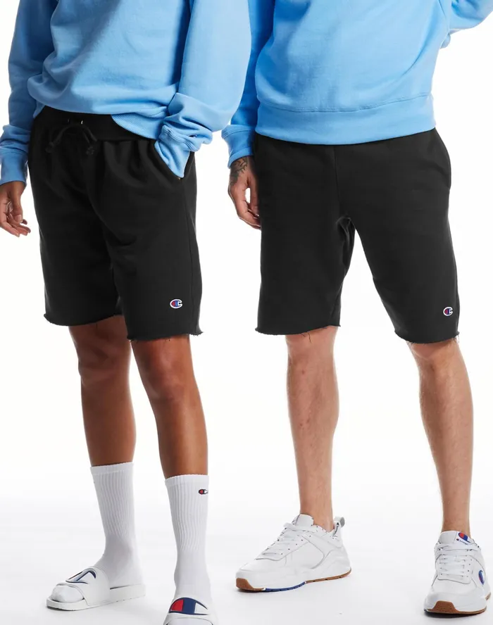 Reverse Weave CutOff Shorts 10034 Black Men Champion Shorts