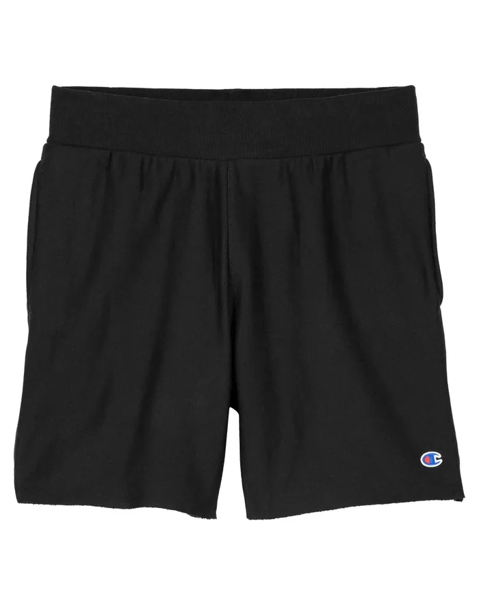 Reverse Weave CutOff Shorts 10034 Black Men Champion Shorts