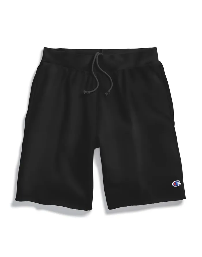 Reverse Weave CutOff Shorts 10034 Black Men Champion Shorts