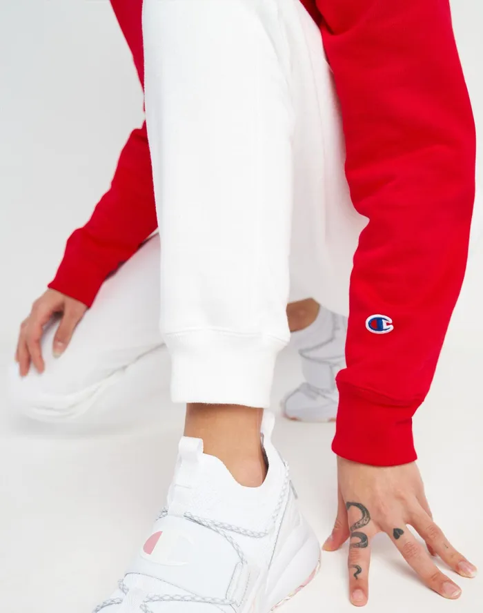 Reverse Weave Joggers C Logo 29034 White Women Champion Pants