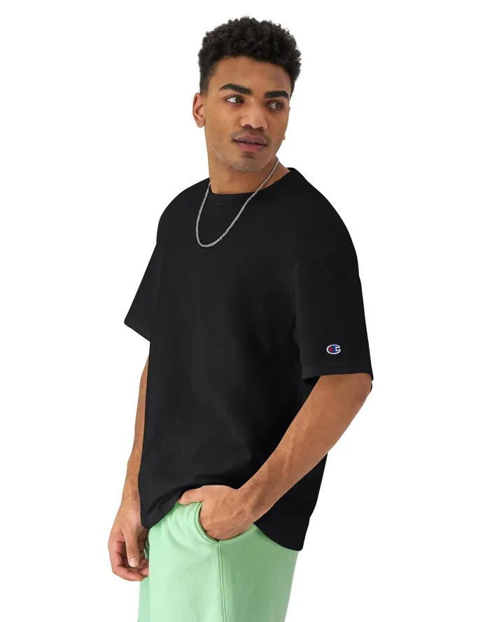 Rochester ShortSleeve TShirtCreating Between The Lines Tag Black Men Champion TShirts and Tops