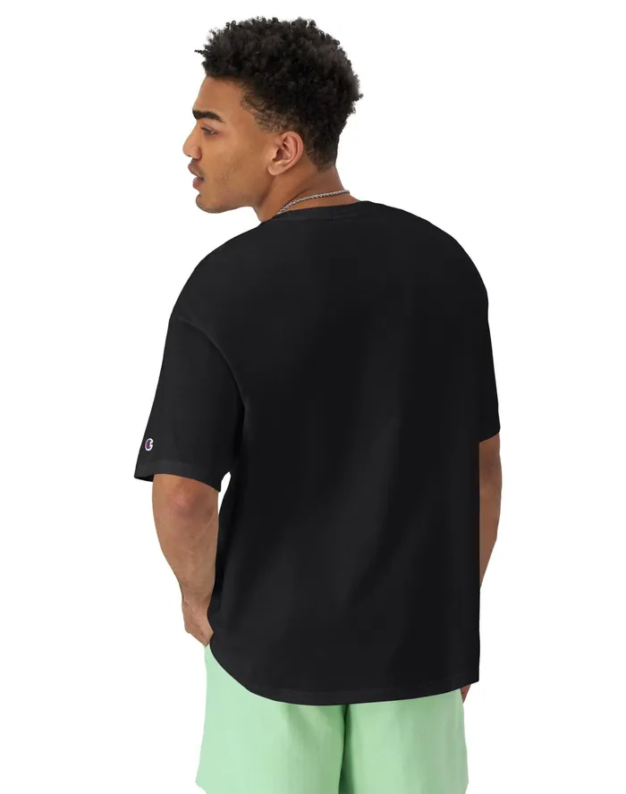 Rochester ShortSleeve TShirtCreating Between The Lines Tag Black Men Champion TShirts and Tops