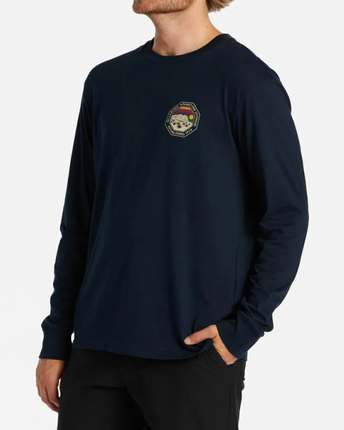Rockies Long Sleeve TShirt Navy Men Billabong TShirts