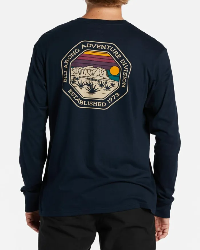 Rockies Long Sleeve TShirt Navy Men Billabong TShirts