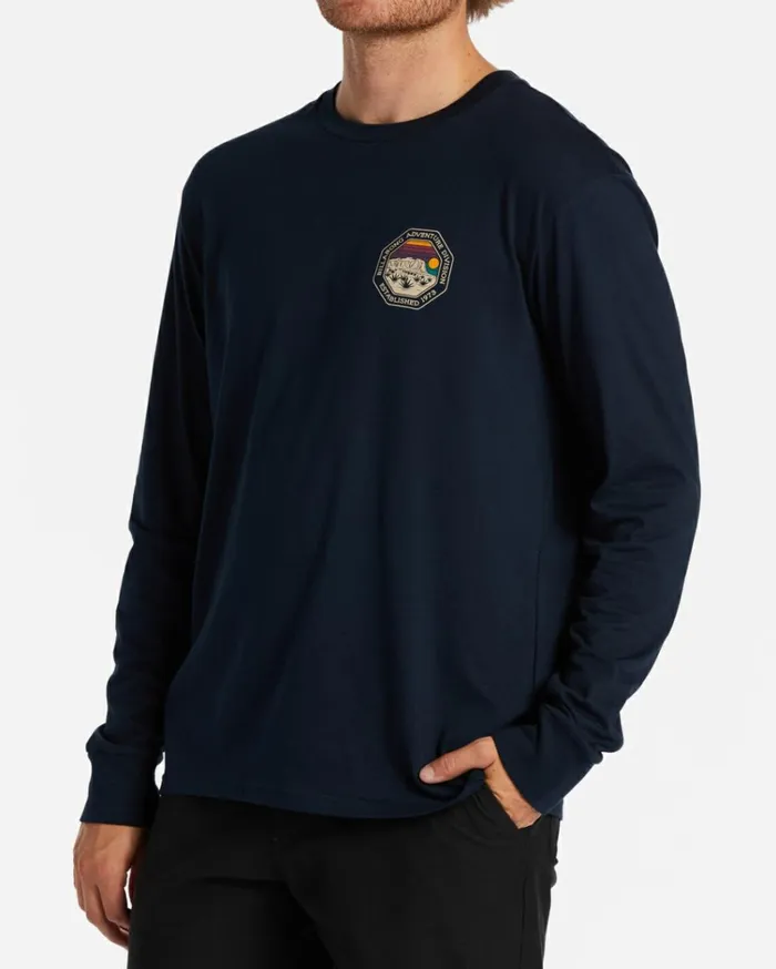 Rockies Long Sleeve TShirt Navy Men Billabong TShirts