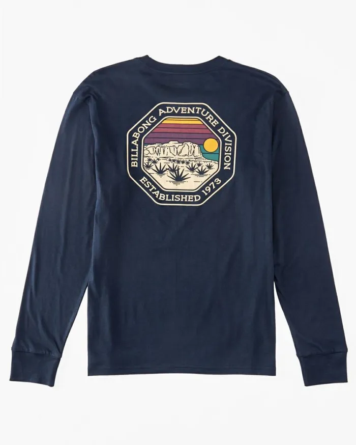 Rockies Long Sleeve TShirt Navy Men Billabong TShirts
